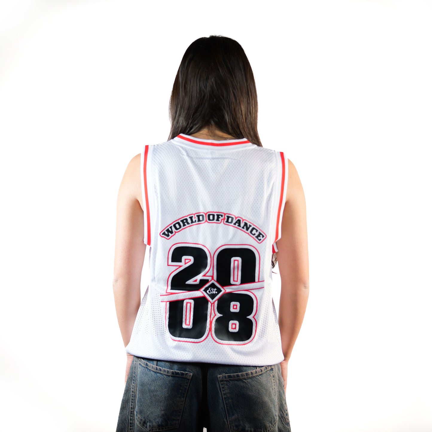 World of Dance White Tank Top