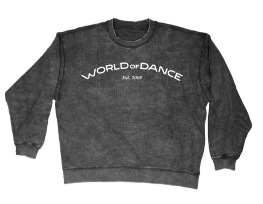 Corded Crewneck (BLACK)